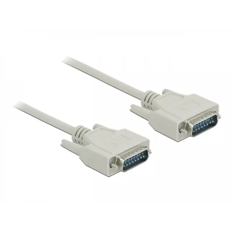 Kabel szeregowy DeLOCK 85975 Beżowy 1 m Sub-D15