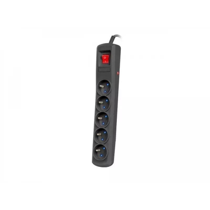 Listwa zasilająca ARMAC R5 1,5 m czarna — model R5/CZ/15 z kablem 1,5 m