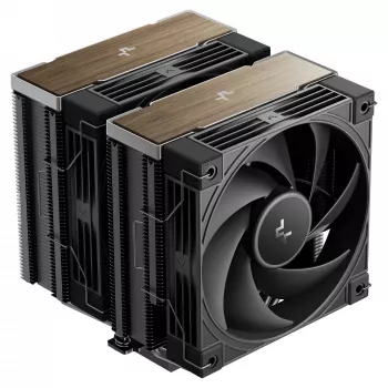 Chłodzenie powietrzne DeepCool AK620 G2, wentylator 120 mm, kompatybilne z LGA1700/1200/115x oraz AM4/AM5, czarny, 144×127×159 mm