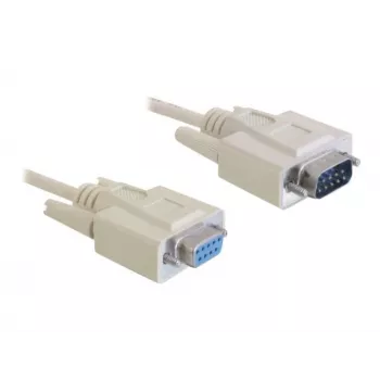Kabel szeregowy DeLOCK Sub-D9 84016 5m Beżowy