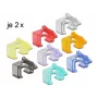 Zacisk kablowy DeLOCK 86420 RJ45 Wielokolorowy 16 szt.