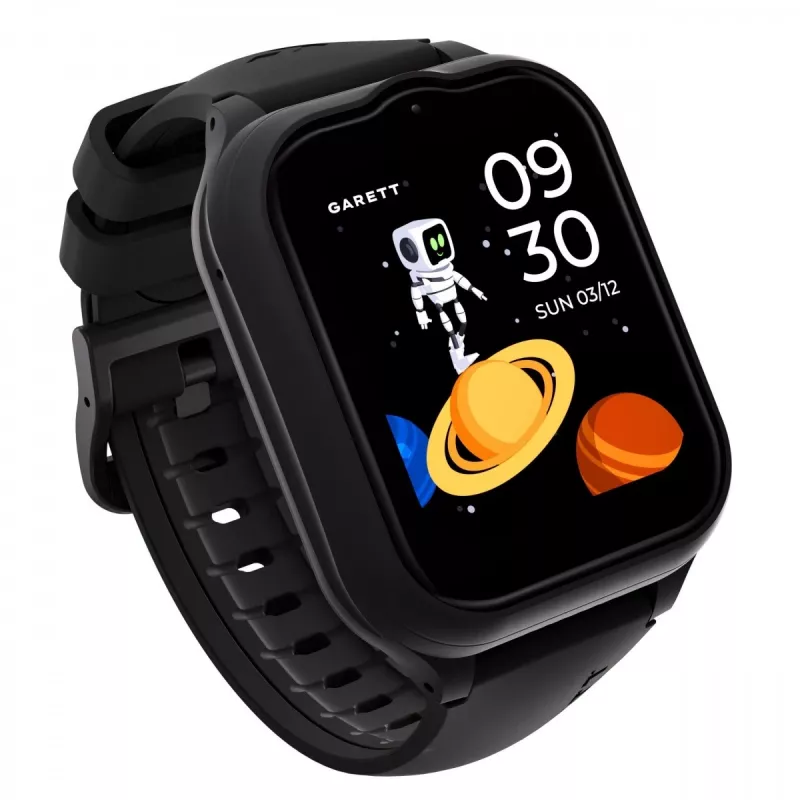 Inteligentny zegarek dla dzieci Garett Kids eSim 4G Czarny