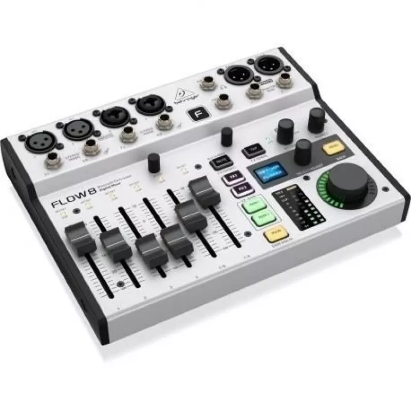 Mikser cyfrowy Behringer FLOW 8 — 8-kanałowy mikser z interfejsem audio USB