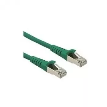 ROLINE - Kabel krosowy - RJ-45 (M) na RJ-45 (M) - 1 m - SFTP, PiMF - CAT 6a - Zielony (21.15.2831)