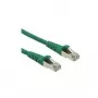 ROLINE - Kabel krosowy - RJ-45 (M) na RJ-45 (M) - 1 m - SFTP, PiMF - CAT 6a - Zielony (21.15.2831)