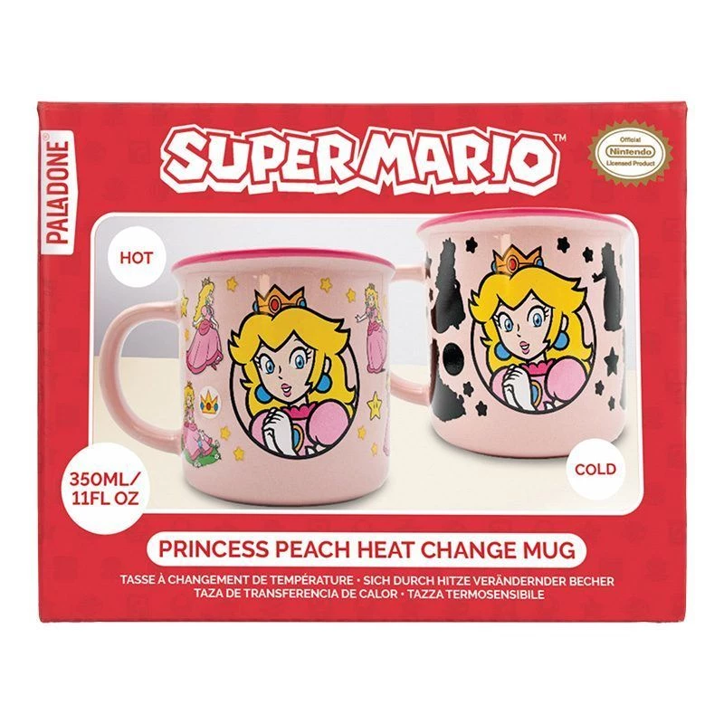 Ceramiczny kubek termiczny Paladone Super Mario Princess Peach — 300 ml