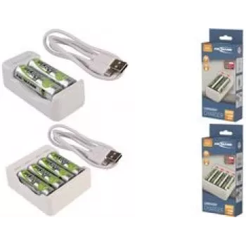 Ładowarka ANSMANN Basic II do 2×AA 1300mAh akumulatorów NiMH