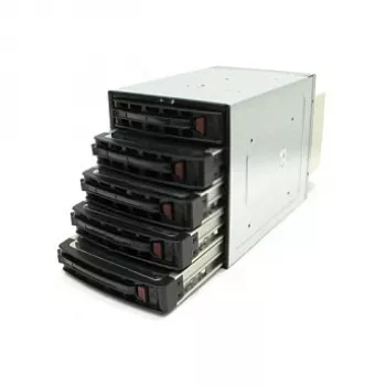 Super Micro Supermicro CSE-M35TQ - Gehäuse für Speicherlaufwerke mit Lüfter - 8,9 cm (3.5) - Schwarz (CSE-M35TQ/B)