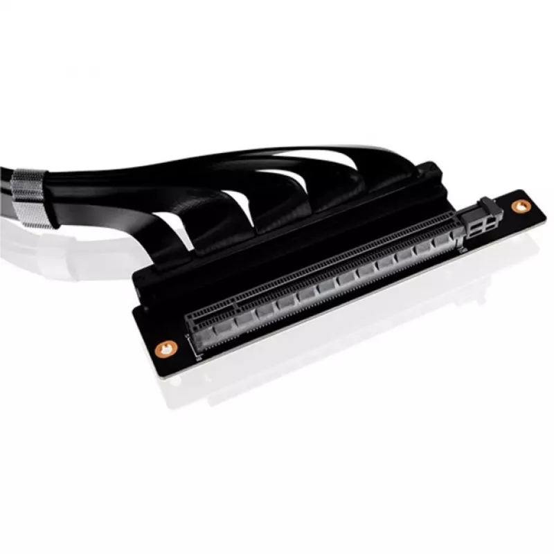 Thermaltake kabel riser PCI-E 4.0 z dwoma złączami 90 stopni, 40 cm, czarny