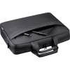 Torba na laptopa DEFENDER FIRM 26123 do laptopów 15,6 cala, poliuretan, czarna, toploader, odpinany pasek na ramię