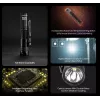Latarka ręczna Nitecore MT1A Pro — LED 50 lm, USB, akumulatorowa, 1100 mAh, aluminium, wodoszczelna, odporna na wstrząsy, czarna