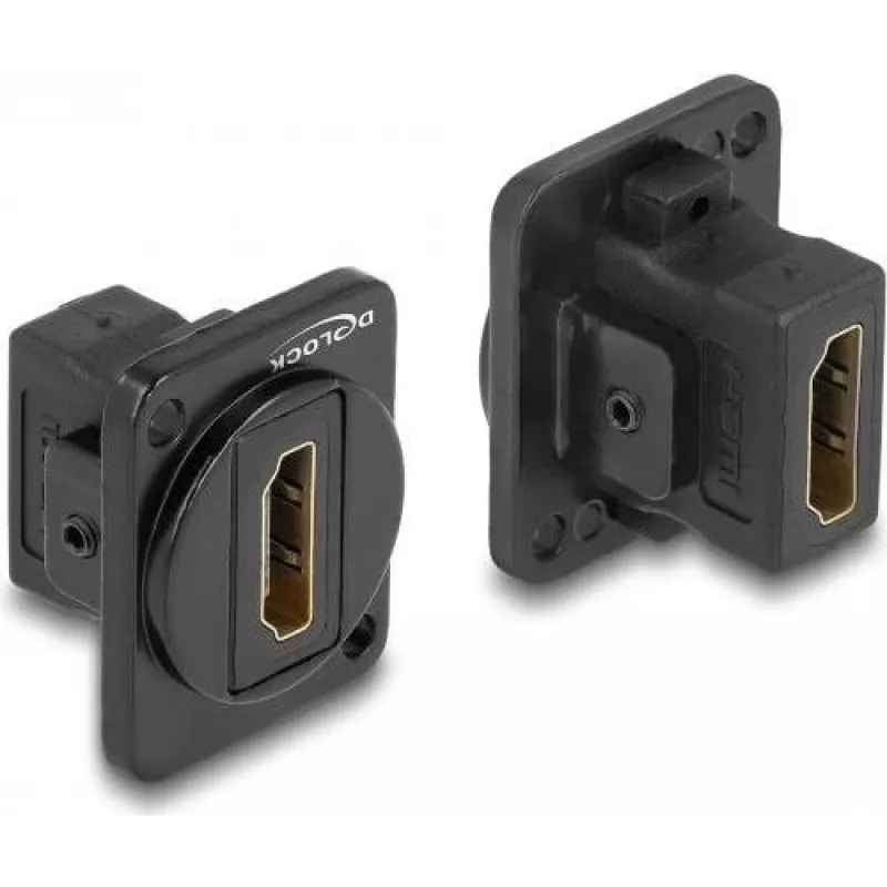 DeLOCK moduł D-Type HDMI żeński na żeński 87810 czarny