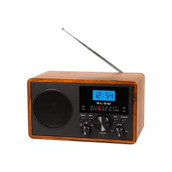 Przenośne radio analogowe AM/FM BLOW RA9 V.2 — odbiór AM i FM, zasilanie bateryjne, strojenie analogowe