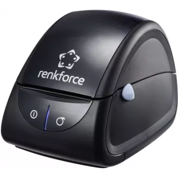 Renkforce RF-5469250 Drukarka etykiet Termiczna bezpośrednia 203 x 203 dpi Szerokość etykiety (maks.): 85 mm USB, RS-232 (RF-5469250)