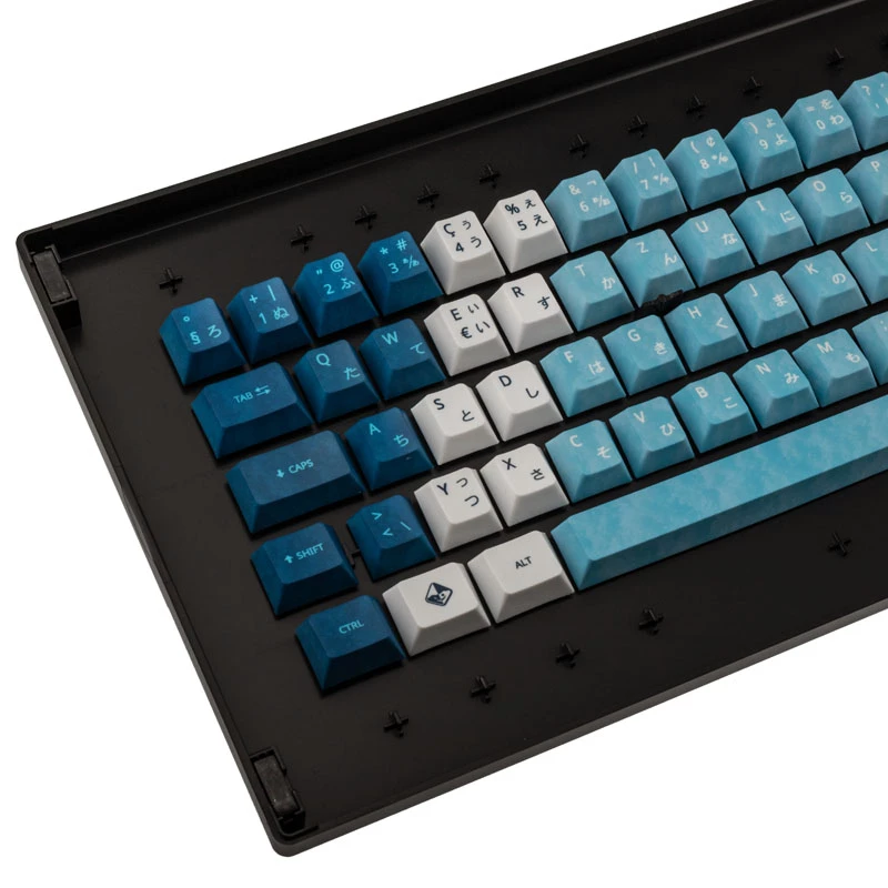 Keycap set Traitors YUKI ONNA (CH) — rzeźbiony zestaw nasadek na klawisze do klawiatur mechanicznych, profil Cherry