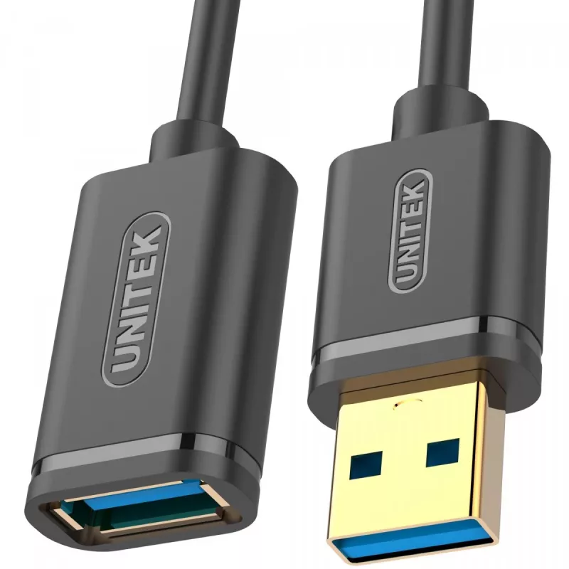 UNITEK Y-C457GBK kabel USB USB 3.2 Gen 1 (3.1 Gen 1) 1 m USB A Czarny
