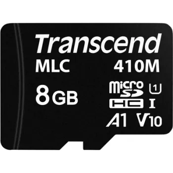 Transcend 410M Karta pamięci flash 8 GB A1 Video Klasa V10 UHS-I U1 Klasa 10 microSDHC UHS-I