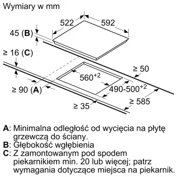 Płyta grzewcza Siemens iQ100 ET61RBEA1E, czarna, do zabudowy, 60 cm, 4 strefy