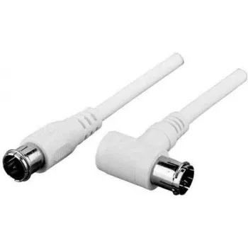 Kabel koncentryczny Preisner FQ-FQW150 1.5 m F Biały