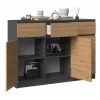 3D3S komoda 120x40x97 cm, antracyt/artisan