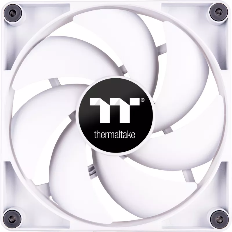 Thermaltake CT120 Wentylatory obudowy 120 mm, białe, 2 szt.