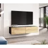 Cama TV stand VIGO 140 30/140/40 Czarny/wotan oak