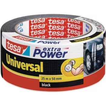 TESA Extra Power - Mounting - Craft - Labelling - Repair - do użytku wewnętrznego & outdoor - Czarny - Metal - Wood (56388-1-3)