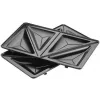 Opiekacz do kanapek Amica SMK4011, 750 W, 3 rodzaje płytek, czarny