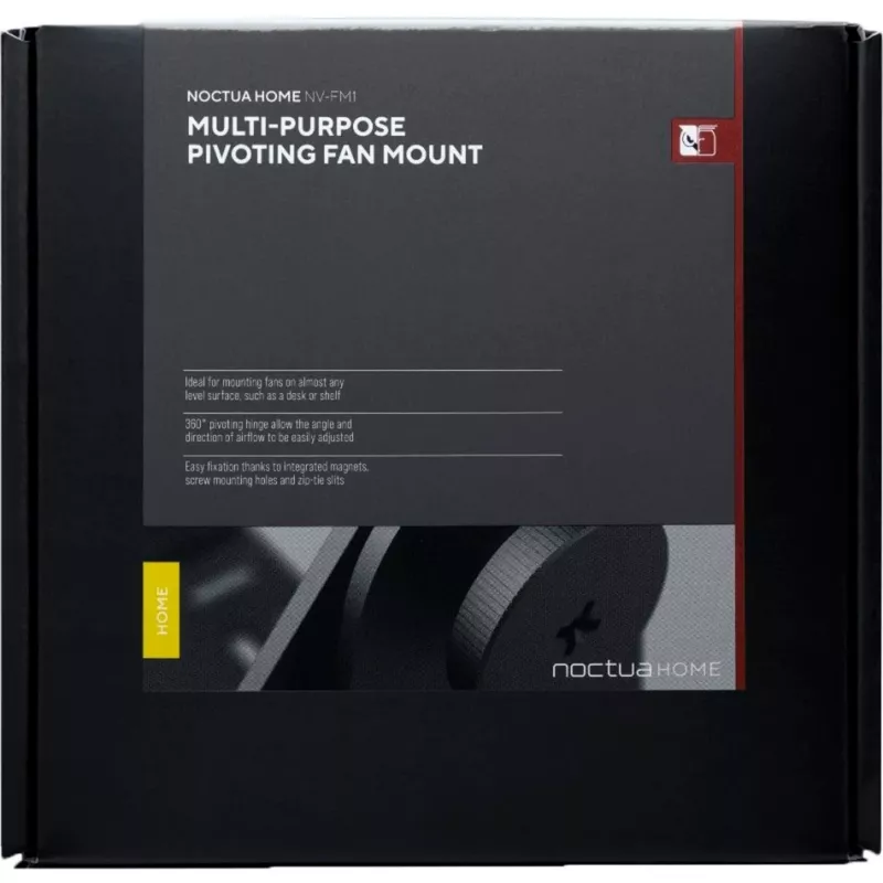Noctua NV-FM1 uniwersalny obrotowy uchwyt wentylatora, czarny