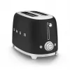 Toster Smeg 50's Style TSF01BLMEU na 2 kromki czarny stal nierdzewna