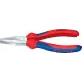Knipex szczypce płaskie DIN ISO 5745 długość całkowita 160mm, chromowane, wielokomponentowa rękojeść