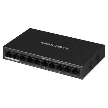 Switch Mercusys MS110P 10 Portów 10/100Mbps POE+ 8 Portów (Wersja 1.0)