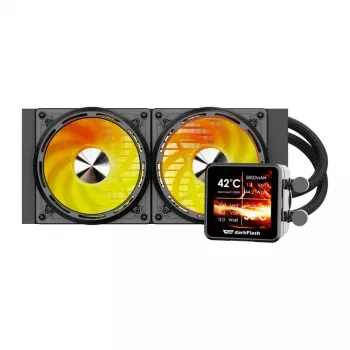 Chłodzenie wodne CPU Darkflash DE240 (czarne) — chłodnica 240mm, chłodnica cieczy AIO