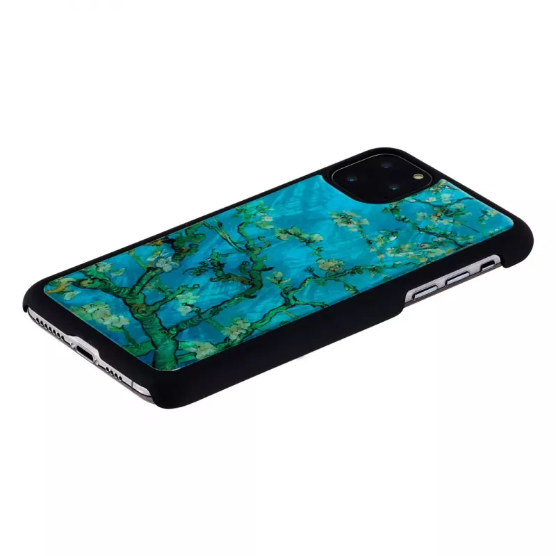 Etui ochronne na smartfona iKins do iPhone 11 Pro Max — Almond Blossom Czarny