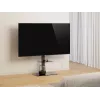 Wolnostojący stojak pod telewizor GEMBIRD TVS-86ST-01 do telewizorów 43–86 cali, czarny, podstawa ze szkła hartowanego, VESA 100x100–600x400, maks. 60 kg