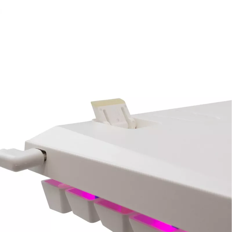 Klawiatura mechaniczna White Shark Wakizashi-2 US czerwony Switch, układ Tenkeyless/US, biała