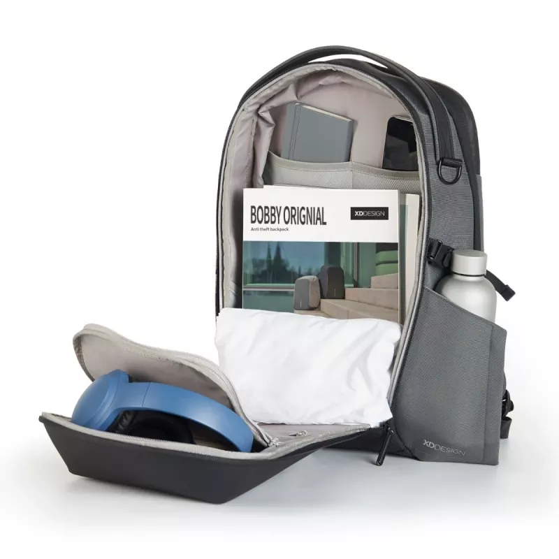 Plecak XDDESIGN Bizz Szary P705.932 — wodoszczelny, lekki plecak miejski