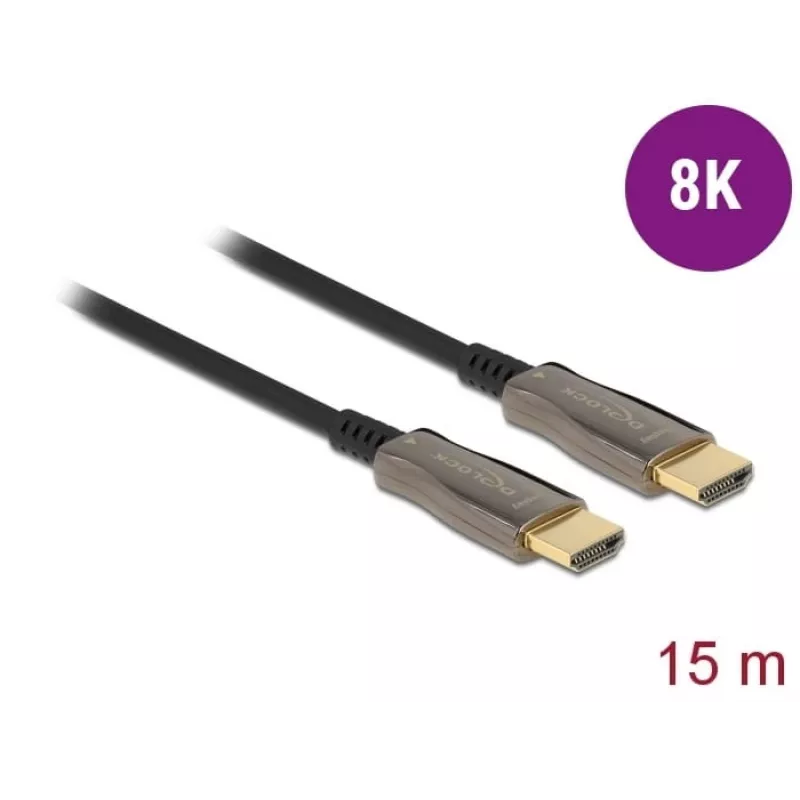 Aktywny kabel optyczny HDMI DeLOCK 84037 8K 60 Hz 15 m