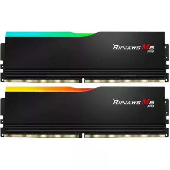 DIMM 48 GB DDR5-5200 (2x 24 GB) Dual-Kit, Arbeitsspeicher schwarz, F5-5200J4040A24GX2-RM5RK, Ripjaws M5, INTEL XMP