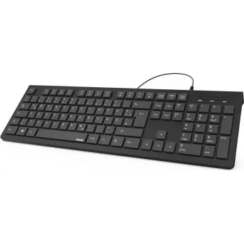 Hama KC-200 klawiatura Home/Office USB QWERTY ukraińska czarna
