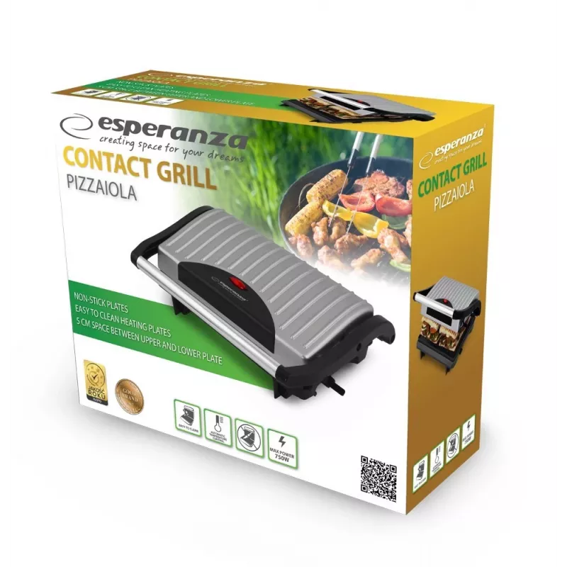 Esperanza Ekg005 elektryczny grill kontaktowy Pizzaiola Ekg005