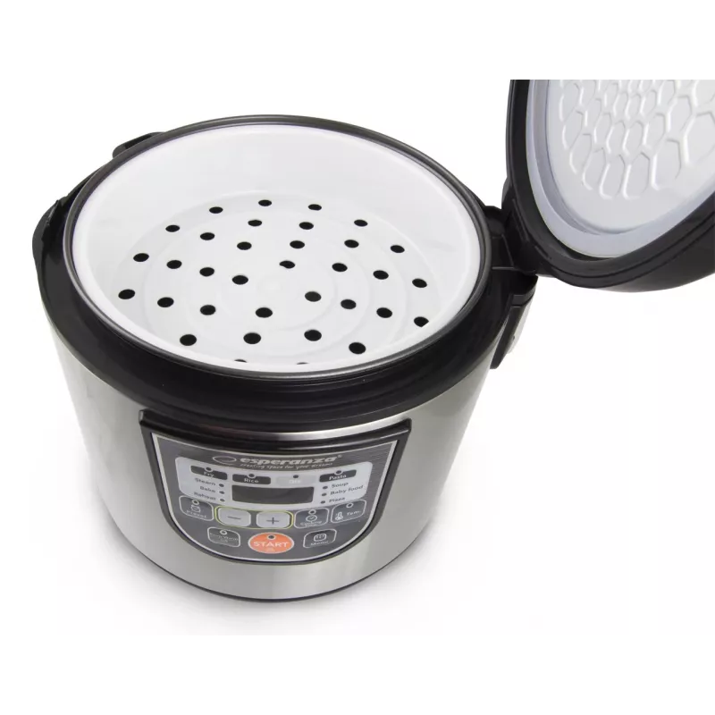 Multicooker ESPERANZA EKG011, pojemność 5 L, 860 W, czarny/stal nierdzewna