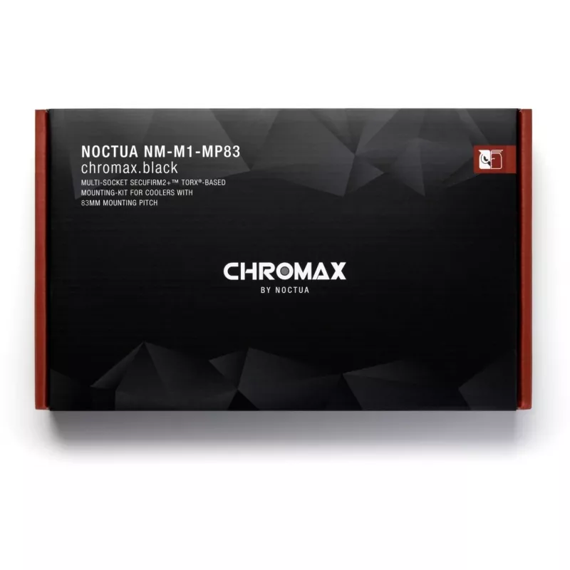 NM-M1-MP83 chromax.Czarny, mocowanie/Montage (czarny)