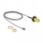 Kabel koncentryczny DeLOCK 89927 0,5 m RP-SMA MHF I LK czarny szary
