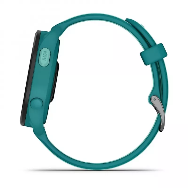 Smartwatch GARMIN Forerunner 165 Music — 43 mm polimerowa obudowa, 1.2 cala AMOLED, 4 GB, GPS/GLONASS/Galileo, 5 ATM