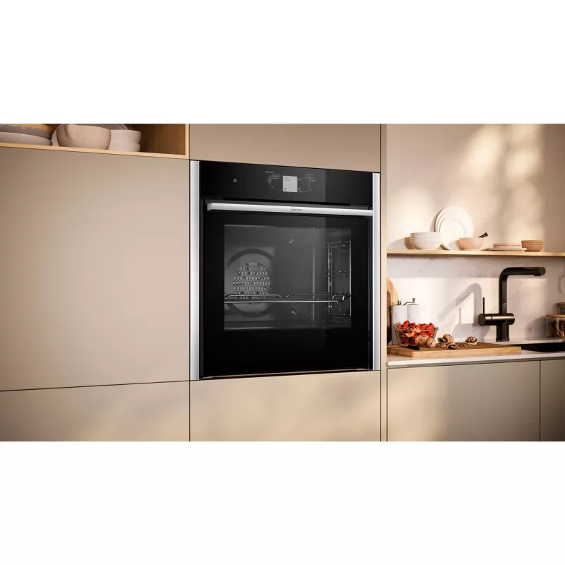Piekarnik Neff B64CT73N0 71 L Czarny, Stal nierdzewna