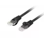 Kabel sieciowy LANBERG Cat6 RJ-45 U/UTP 3 m czarny