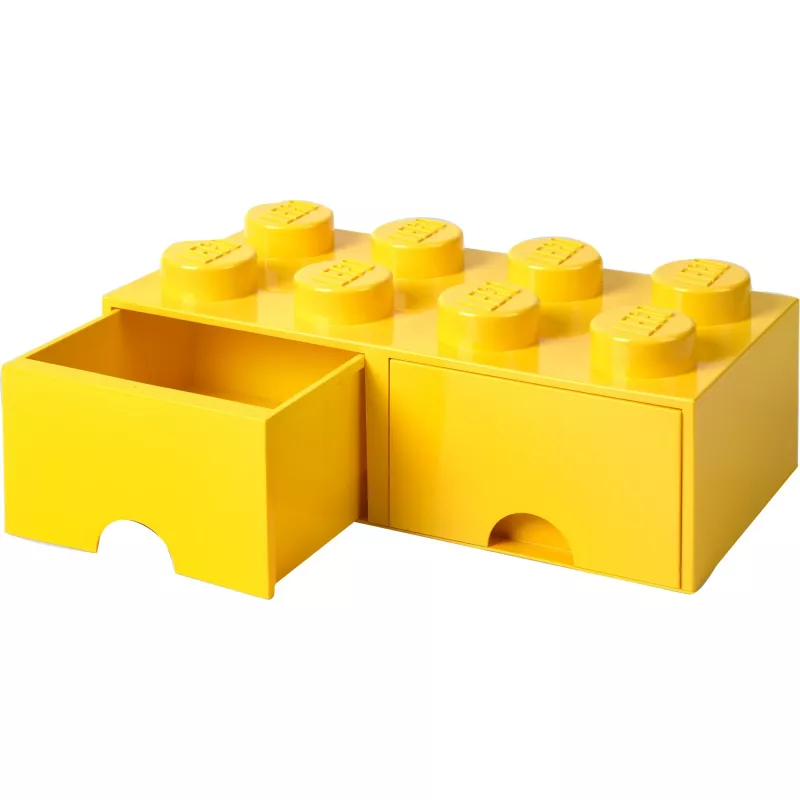 LEGO Drawer Brick 8 — żółta (model 40061732) szuflada do przechowywania klocków i małych części