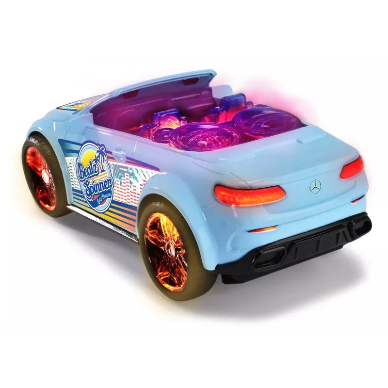 Samochód Dickie Toys Mercedes-Benz E-Class Beat Spinner Niebieski 3 Baterie AA