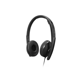 Lenovo 4XD1P83425 zestaw słuchawkowy Przewodowy Head-band Rozmowy/Muzyka USB Typ-A Czarny